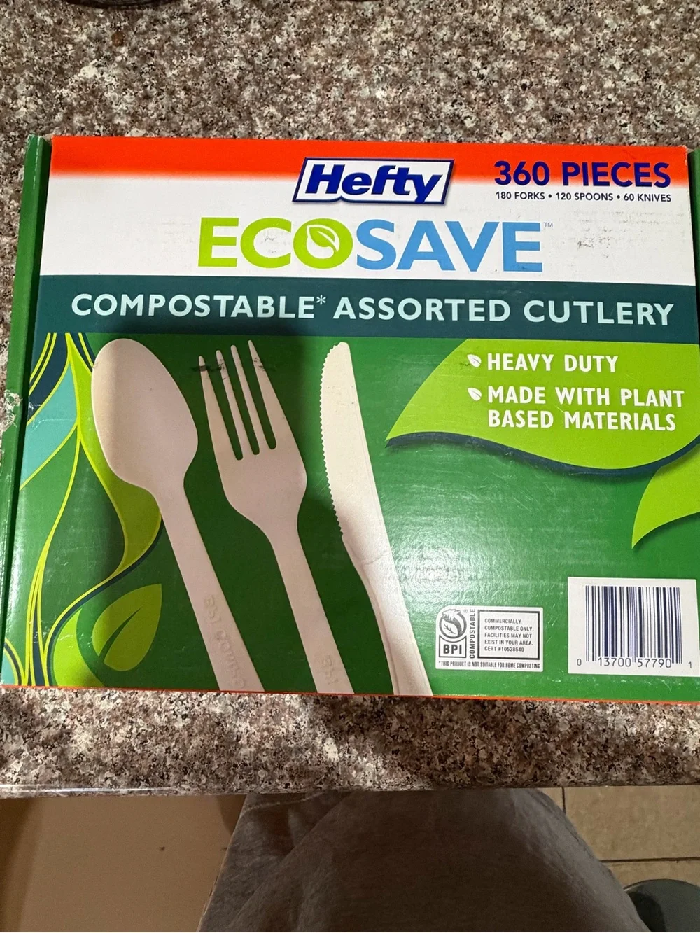 ECO SAVE Compostable Assorted Cutlery - Green Packaging